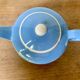 Old sky blue Digoin coffee maker