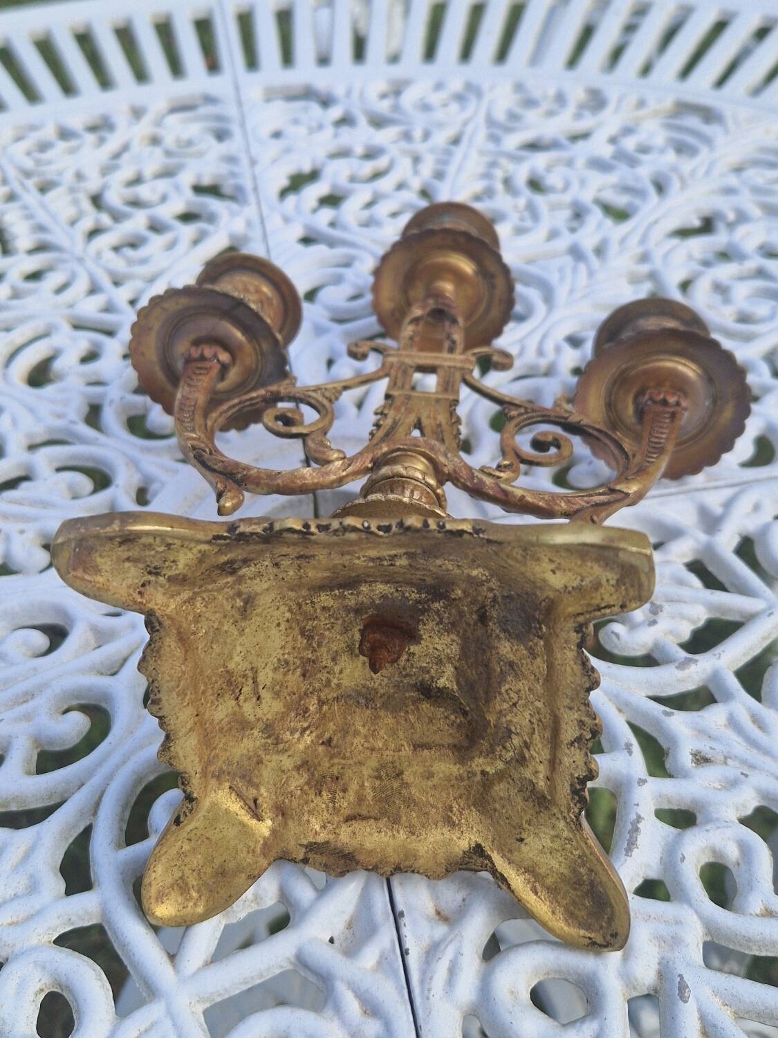 Vintage Brass Candle Holder