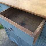 Blue-grey skated parisian buffet