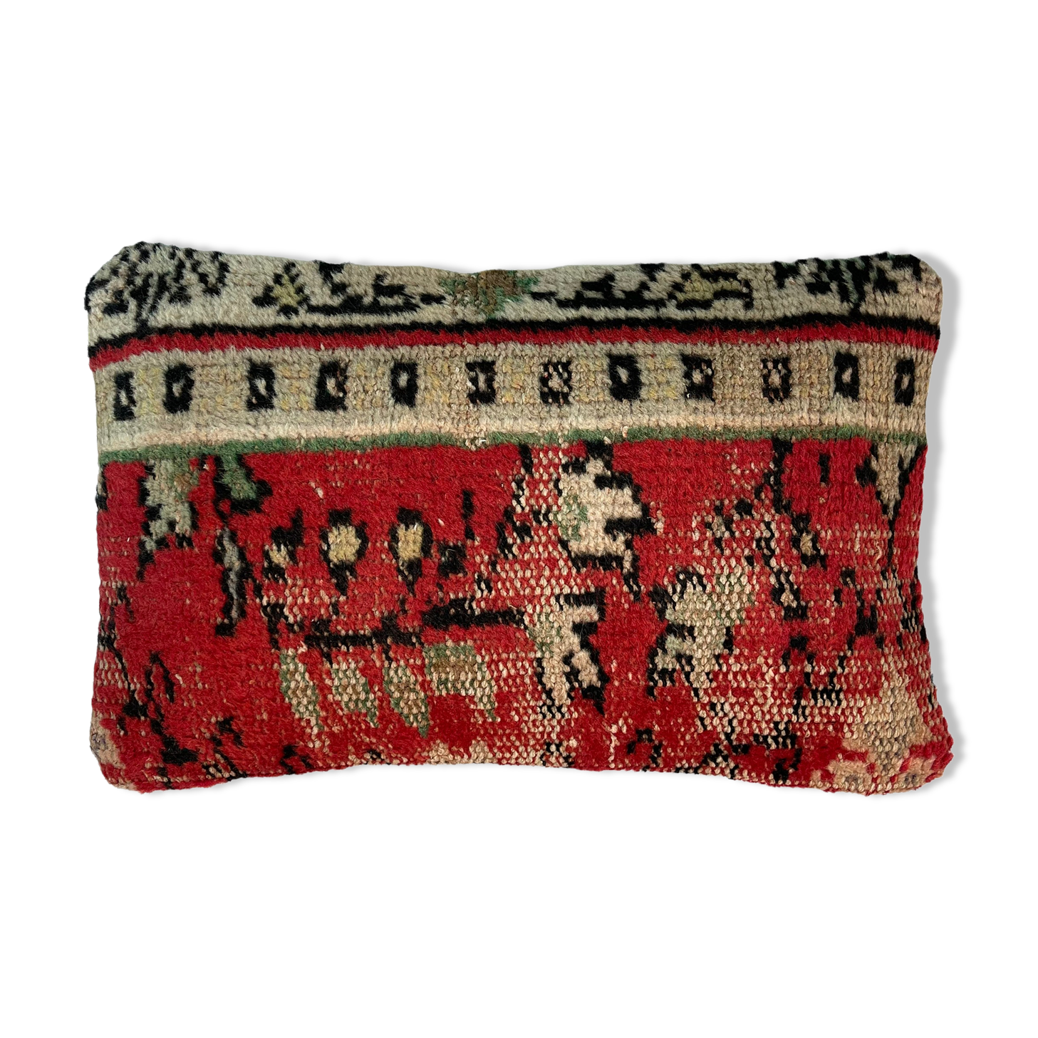 Vintage turkish handmade cushion cover , 30 x 50 cm