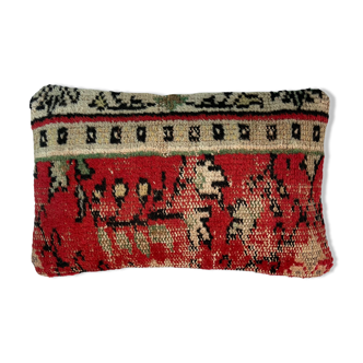 Housse de coussin vintage turque faite à la main, 30 x 50 cm