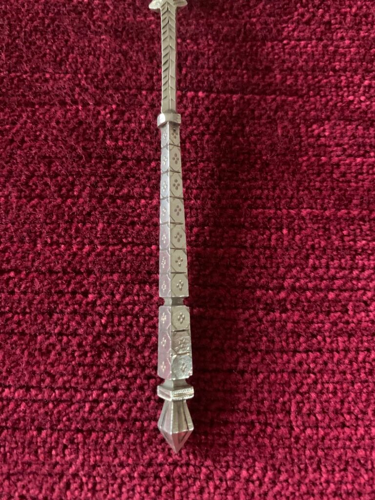 Set 12 teaspoons in solid silver