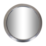 Silver round mirror 23 cm