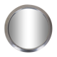 Miroir rond argenté 23 cm