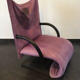 Set of 2 armchairs & 3 Zen footstools by Claude Brisson published by Ligne Roset