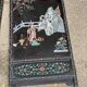 3 tableaux asiatiques en bois massif