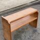 Vintage Scandinavian bookshelf in solid oak from the 1980s.