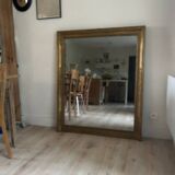 Antique mirror from the 19th century, 119x98cm.