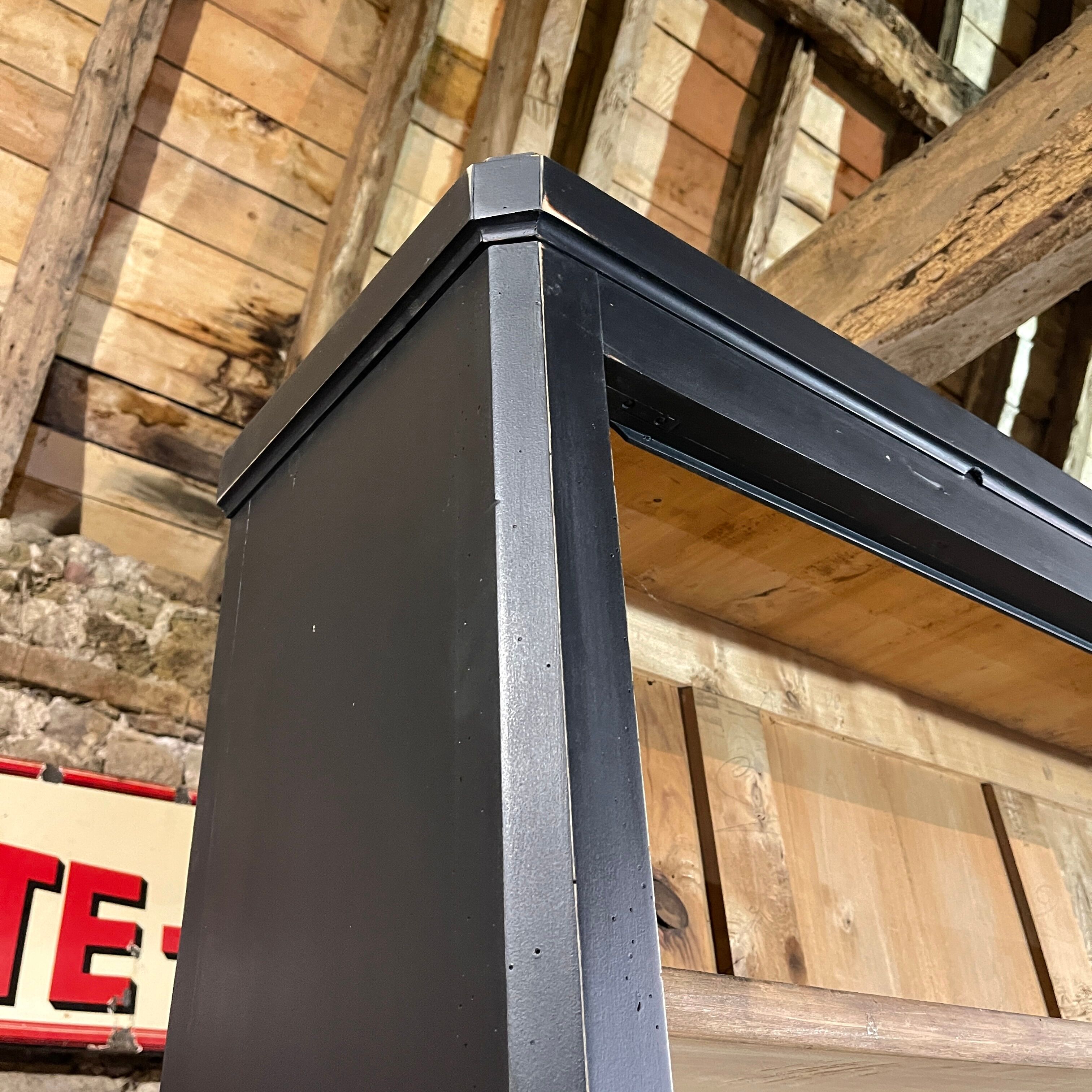 Black patina cupboard