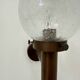 Set of 2 globe glass wall lamps sconces by Lisa Pape Sweden , 1970s