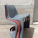 3 vintage chairs designer Steen OstergaardManufacturer Cado 60s