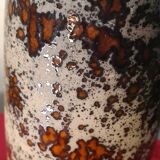 very beautiful glazed ceramic lamp 50x15 new lampshade