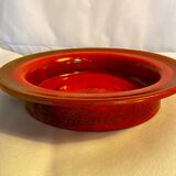 Plat rouge vintage