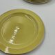 Set of 6 Keralux Boch earthenware plates