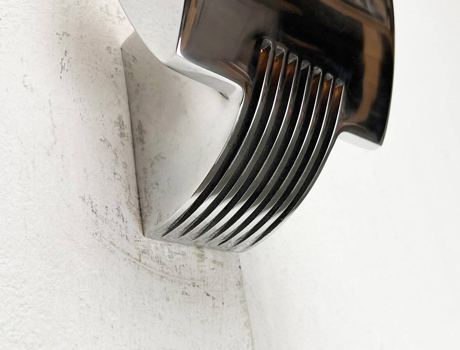 Vintage Postmodern Spanish wall sconces model Arqui Pe in aluminium by O. & S. Devesa for Metalarte, 1990s, set of 2