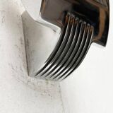 Vintage Postmodern Spanish wall sconces model Arqui Pe in aluminium by O. & S. Devesa for Metalarte, 1990s, set of 2