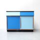 Willy Van Der Meeren, Blue Two-Tone Kitchen Cabinet for Tubax