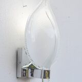 Set of 2 Murano wall lights by Franco Luce, 1970s