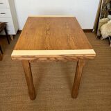 Extendable farmhouse table with 2 vintage leaves