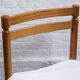 6X Chaise de salle à manger scandinave en chêne massif, années 1960