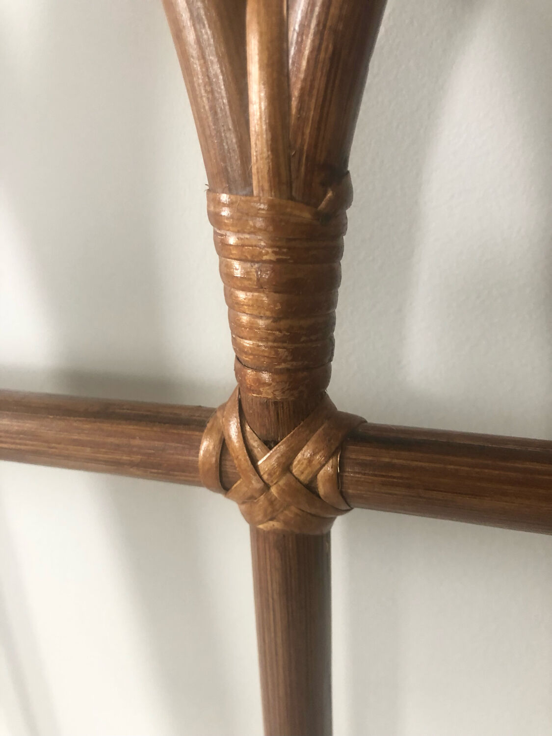 Rattan headboard 90 cm