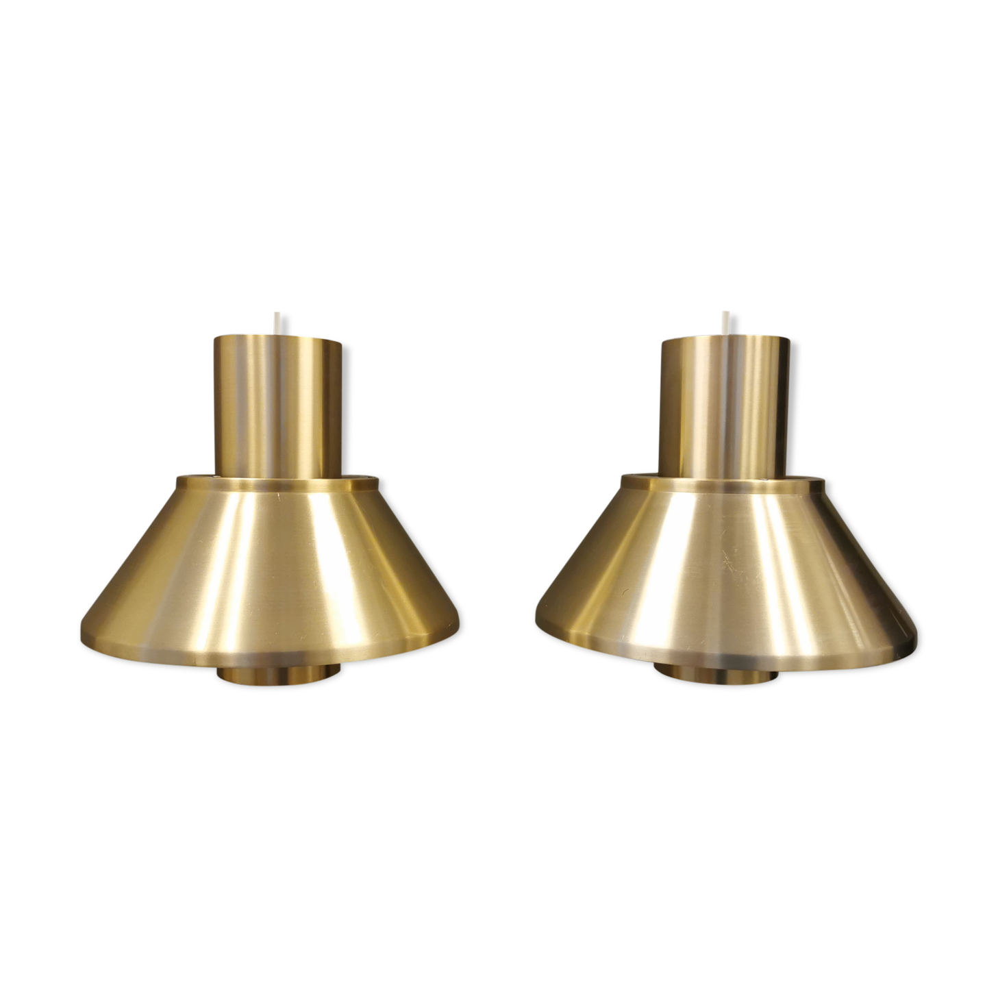 Hanging lamps, model Life, designed by Jo Hammerborg for Danish Fog & Mørup in 1977.