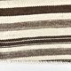 8x10 Dark Brown & Beige Kilim Rug 239x293Cm SK 35486