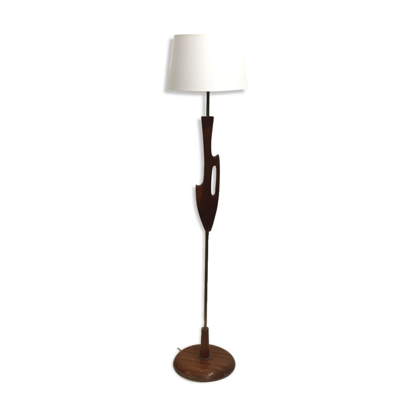Scandinavian teak lamppost
