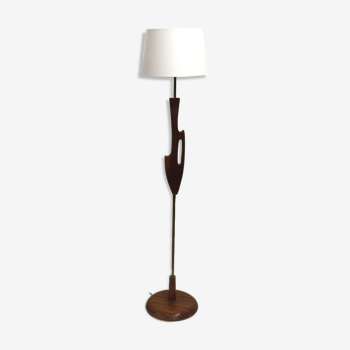 Lampadaire scandinave en teck