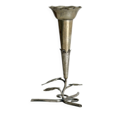 Small vintage metal soliflore vase, very lightweight.