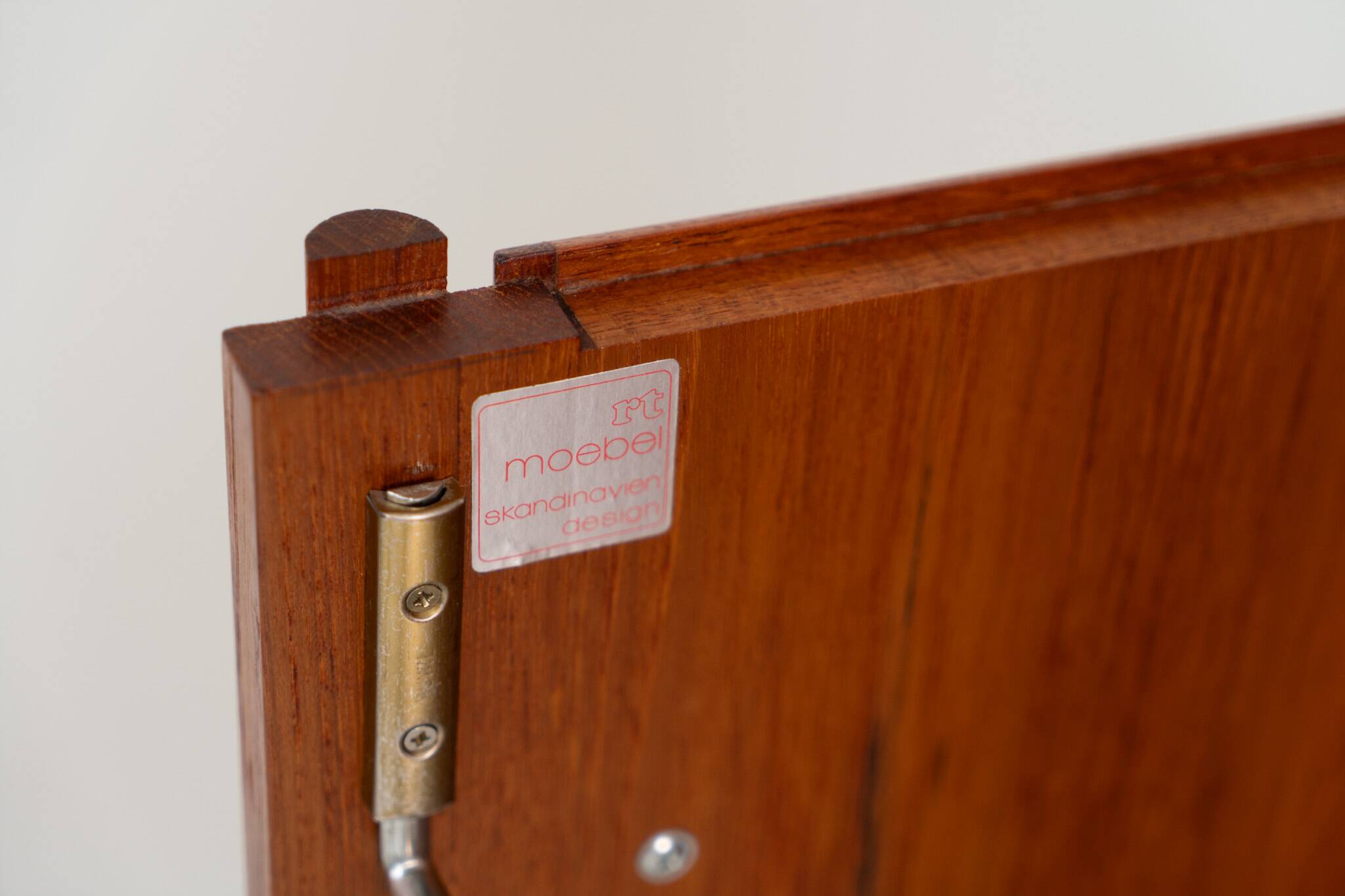 Highboard with tambour doors by Heinrich Riestenpatt