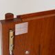 Highboard with tambour doors by Heinrich Riestenpatt