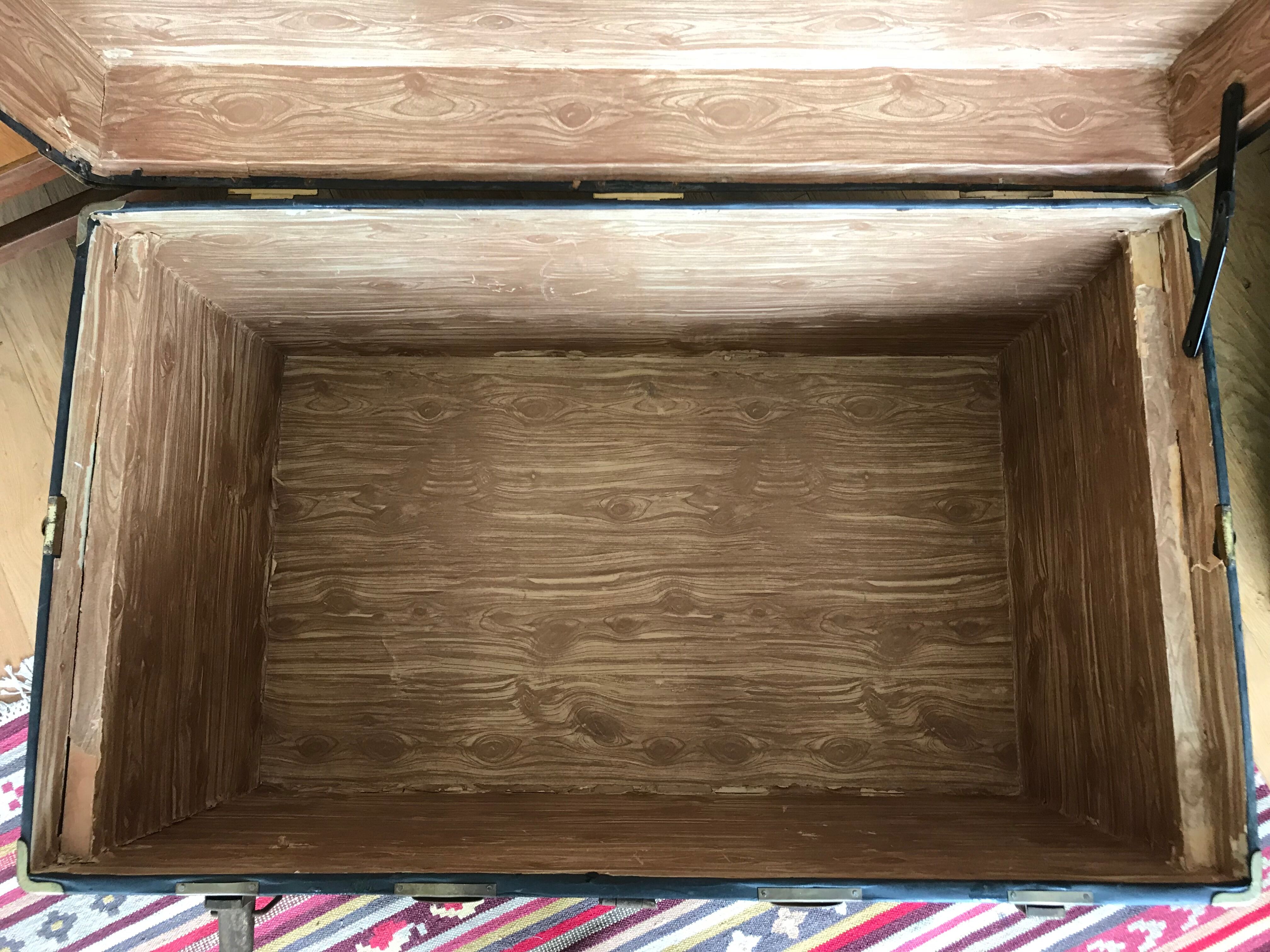 Wooden and metal box