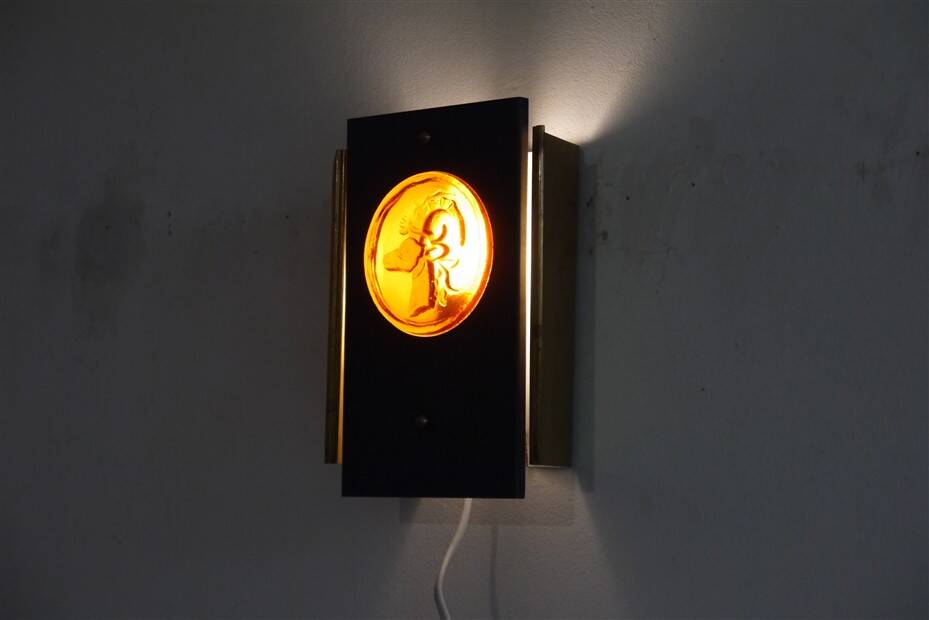 Swedish wall light by Erik Hoglund 1970