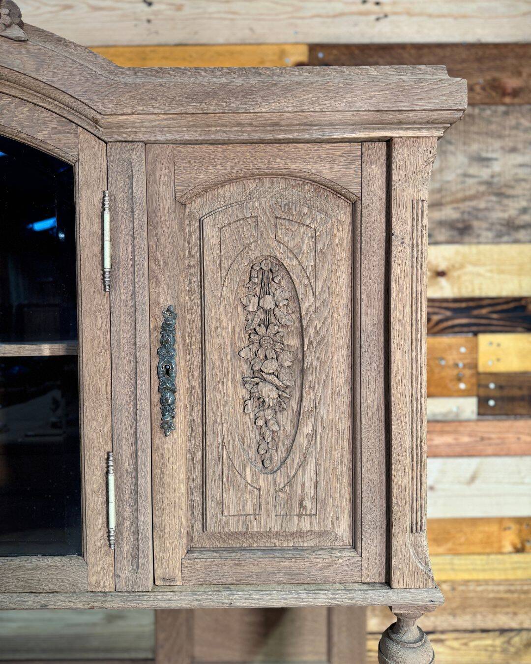 Antique oak sideboard