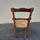 Chaise d'enfant paillée