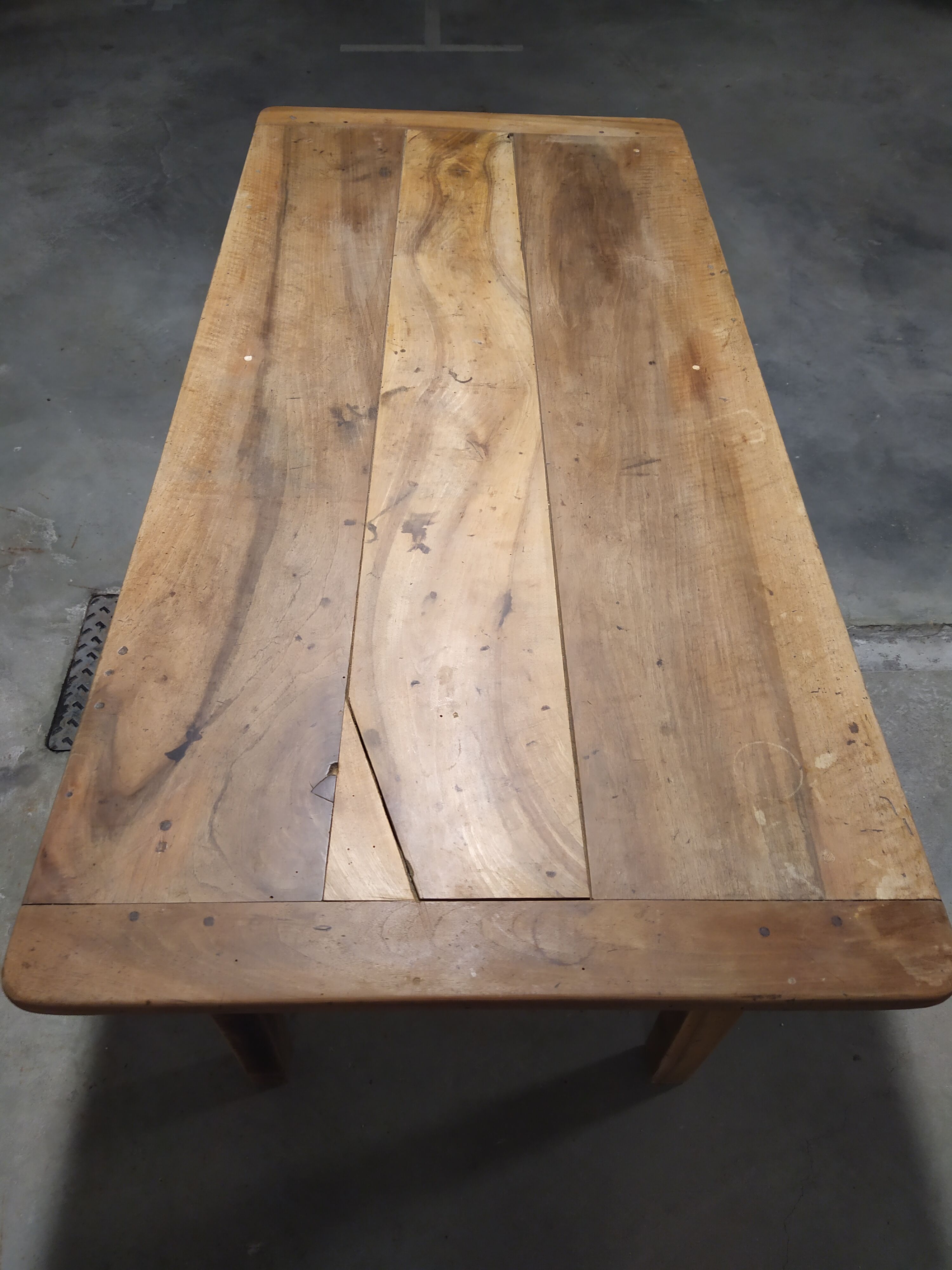 Walnut farmhouse table