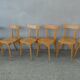 6 chaises de bistrot luterma vintage