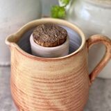 Sandstone pitcher with ice compartment