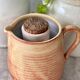 Sandstone pitcher with ice compartment
