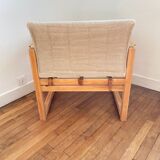 Diana pine armchair by Karin Mobring 1970