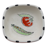 Small vintage ceramic aperitif dish bowl vallauris