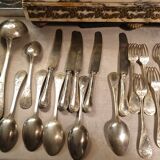 Sandrik Cutlery Set silver metal