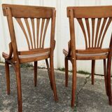 Pair of old bistro chairs
