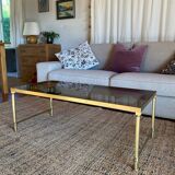 Vintage brass coffee table