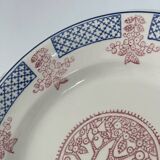 3 Longwy dessert plates.