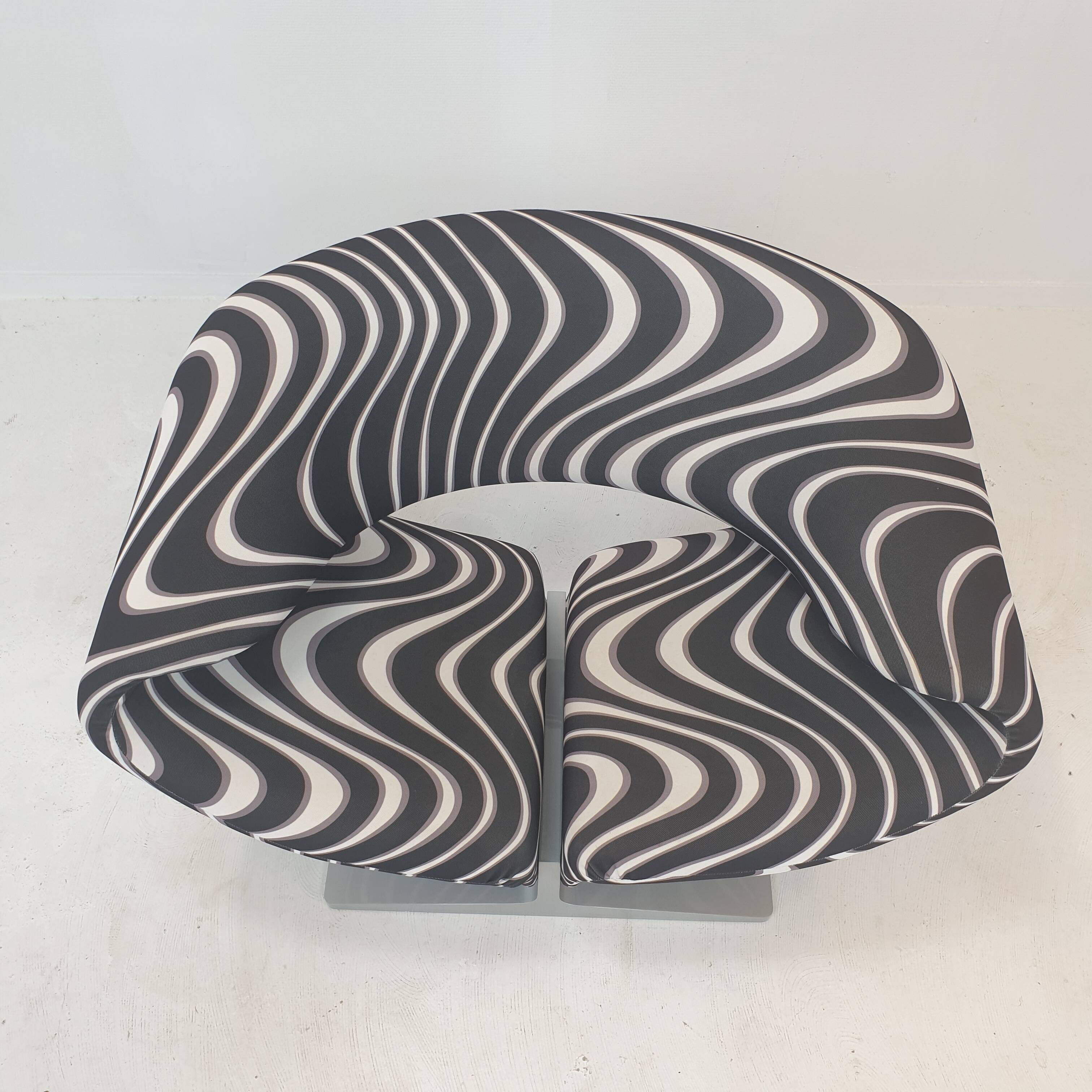 Ribbon Chair With Ottoman by Pierre Paulin for Artifort, 1990's