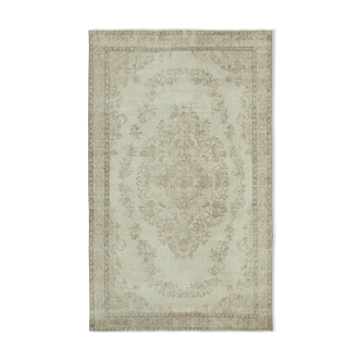 Handmade Unique Oriental Beige Rug 189 cm x 307 cm - 36637