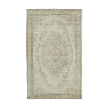 Handmade Unique Oriental Beige Rug 189 cm x 307 cm - 36637