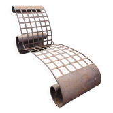 Chaise longue artisanale ferronnerie d'art